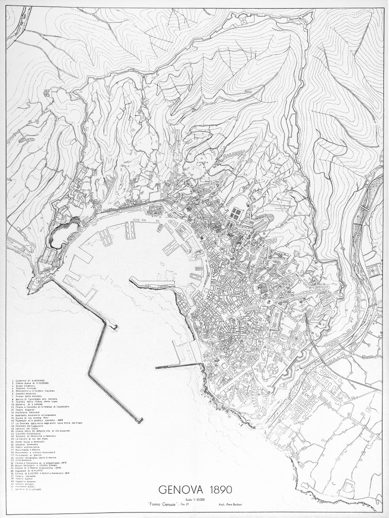 1890 MAPPA + LEGENDA